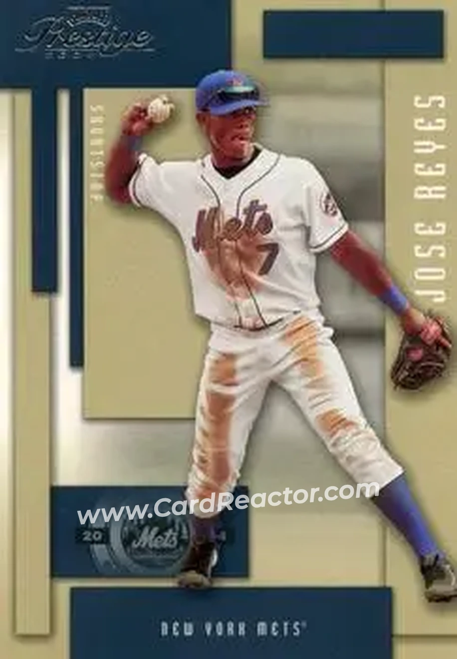 2004 Playoff Prestige #120 - Jose Reyes - New York Mets - Front 2004 Playoff Prestige #120 - Jose Reyes - New York Mets - Front