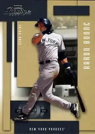 2004 Playoff Prestige #123 - Aaron Boone - New York Yankees