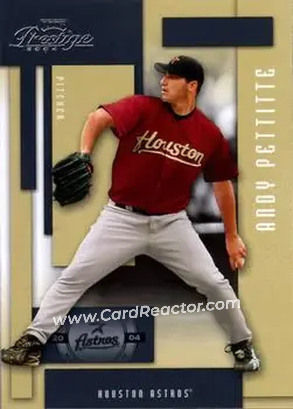 2004 Playoff Prestige #125 - Andy Pettitte - Houston Astros - Front 2004 Playoff Prestige #125 - Andy Pettitte - Houston Astros - Front