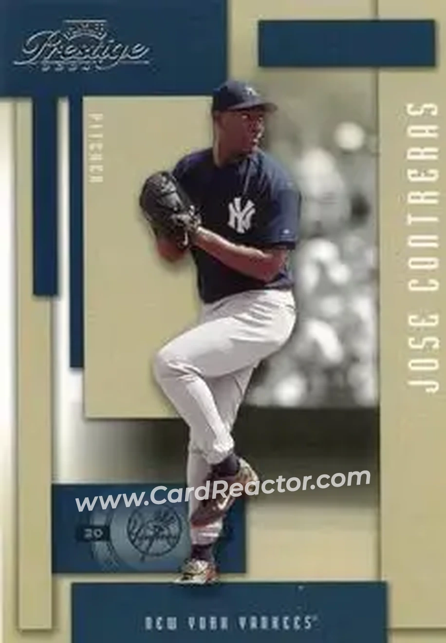 2004 Playoff Prestige #130 - Jose Contreras - New York Yankees - Front