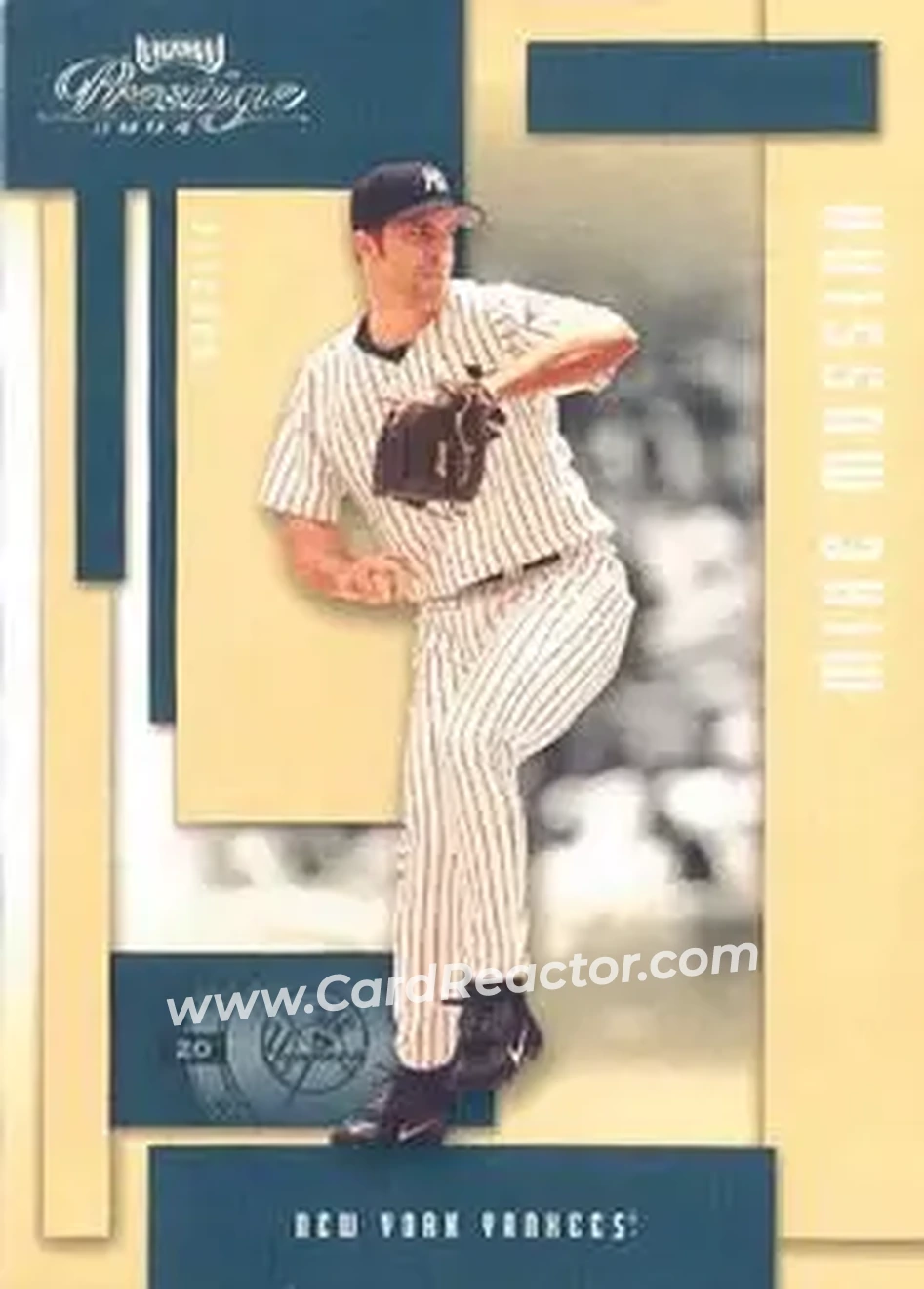 2004 Playoff Prestige #131 - Mike Mussina - New York Yankees - Front