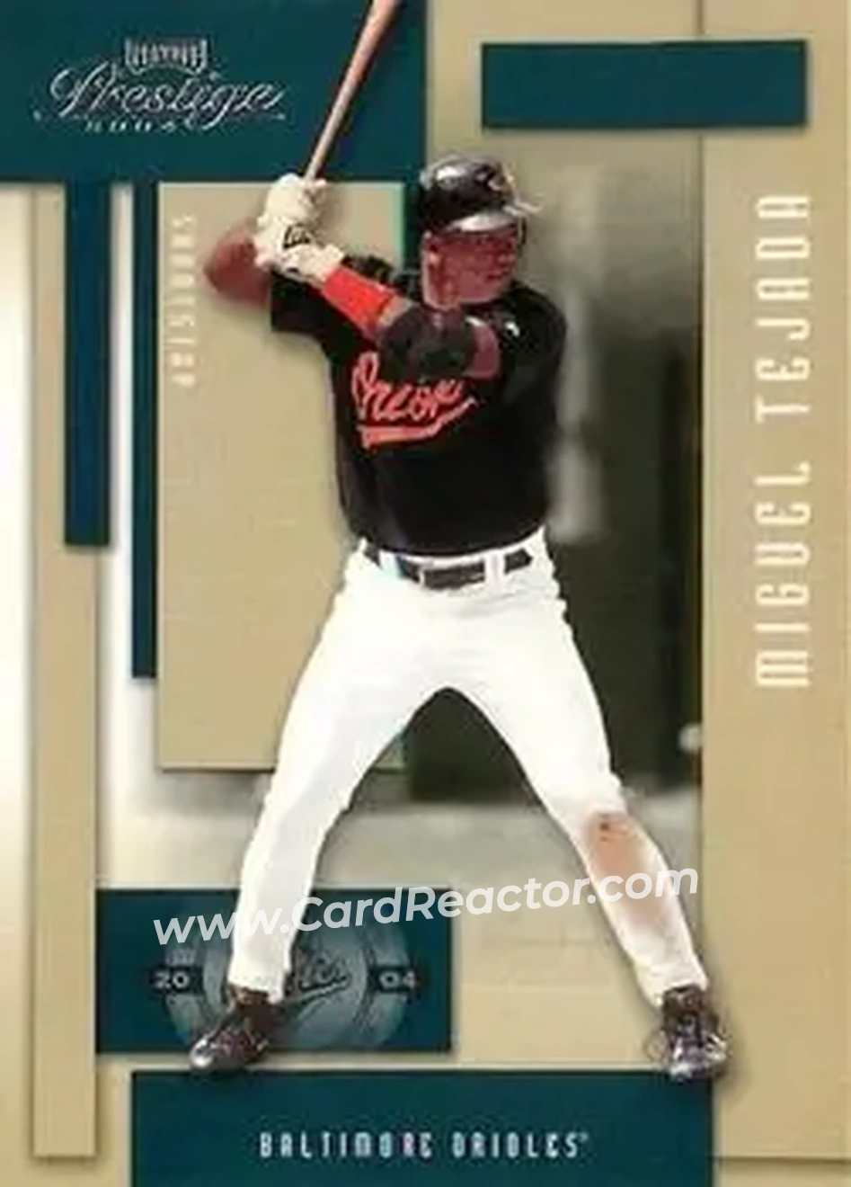 2004 Playoff Prestige #137 - Miguel Tejada - Baltimore Orioles - Front