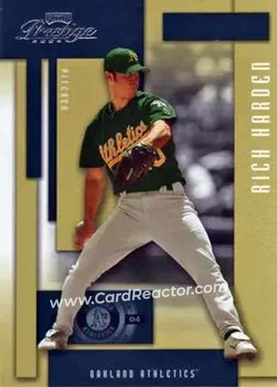 2004 Playoff Prestige #140 - Tim Hudson - Oakland Athletics - Front