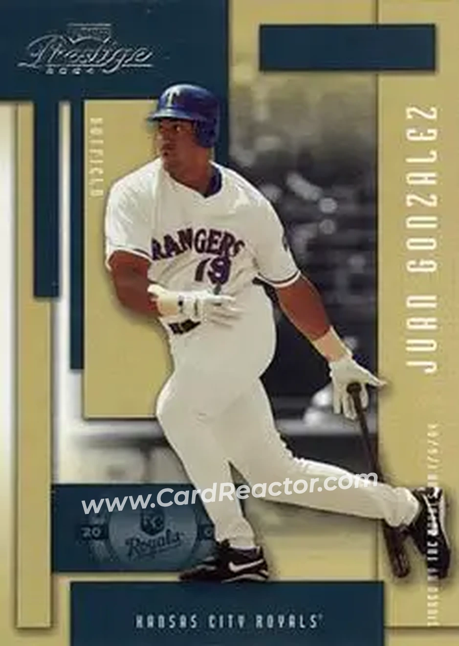 2004 Playoff Prestige #189 - Juan Gonzalez - Kansas City Royals - Front