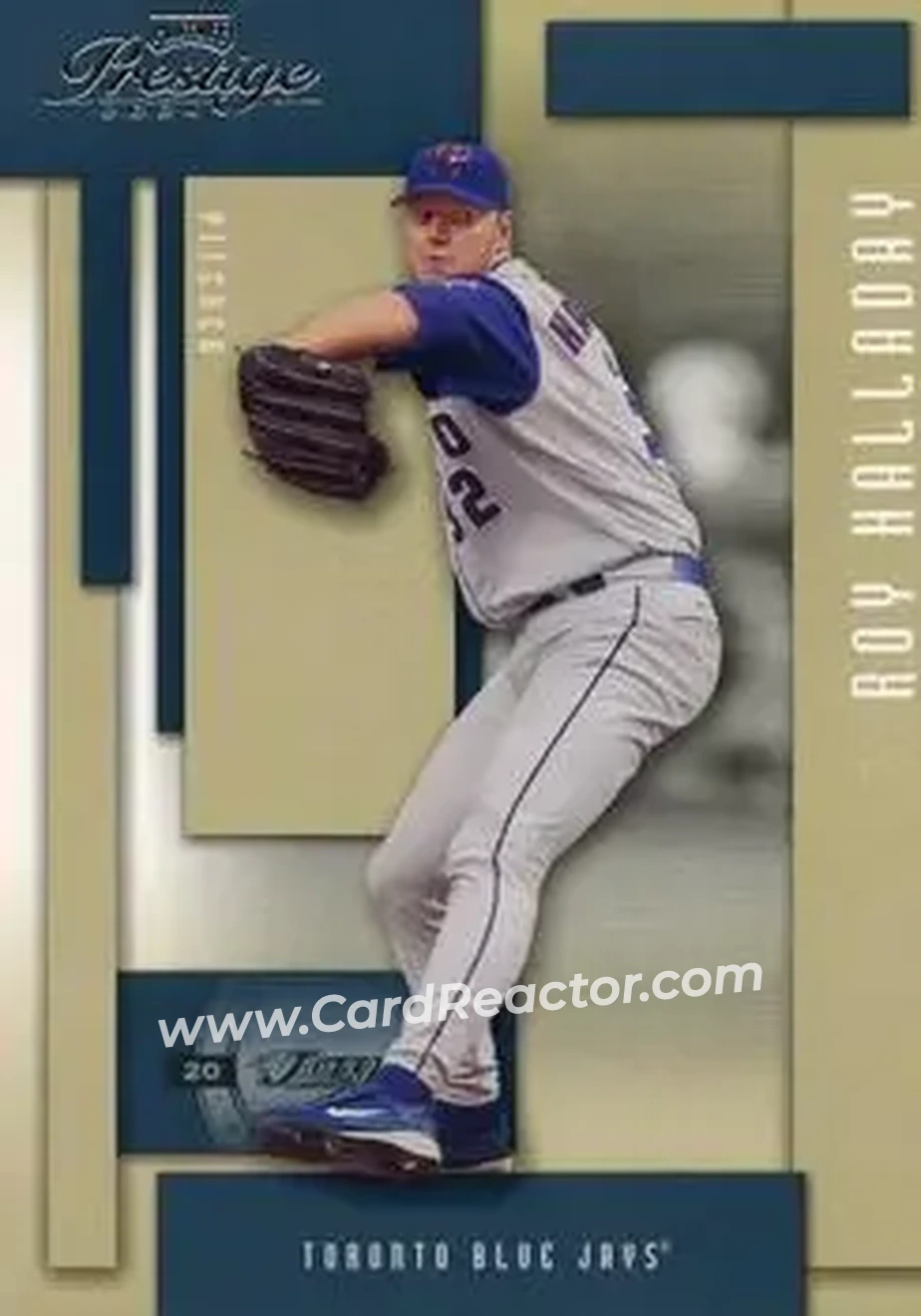 2004 Playoff Prestige #199 - Roy Halladay - Toronto Blue Jays - Front 2004 Playoff Prestige #199 - Roy Halladay - Toronto Blue Jays - Front