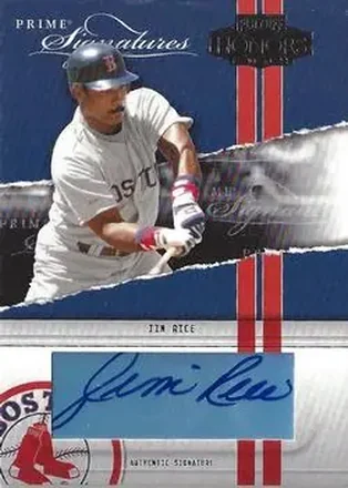 2004 Playoff Honors - Prime Signature Autograph #PS-26 - Jim Rice - Boston Red Sox