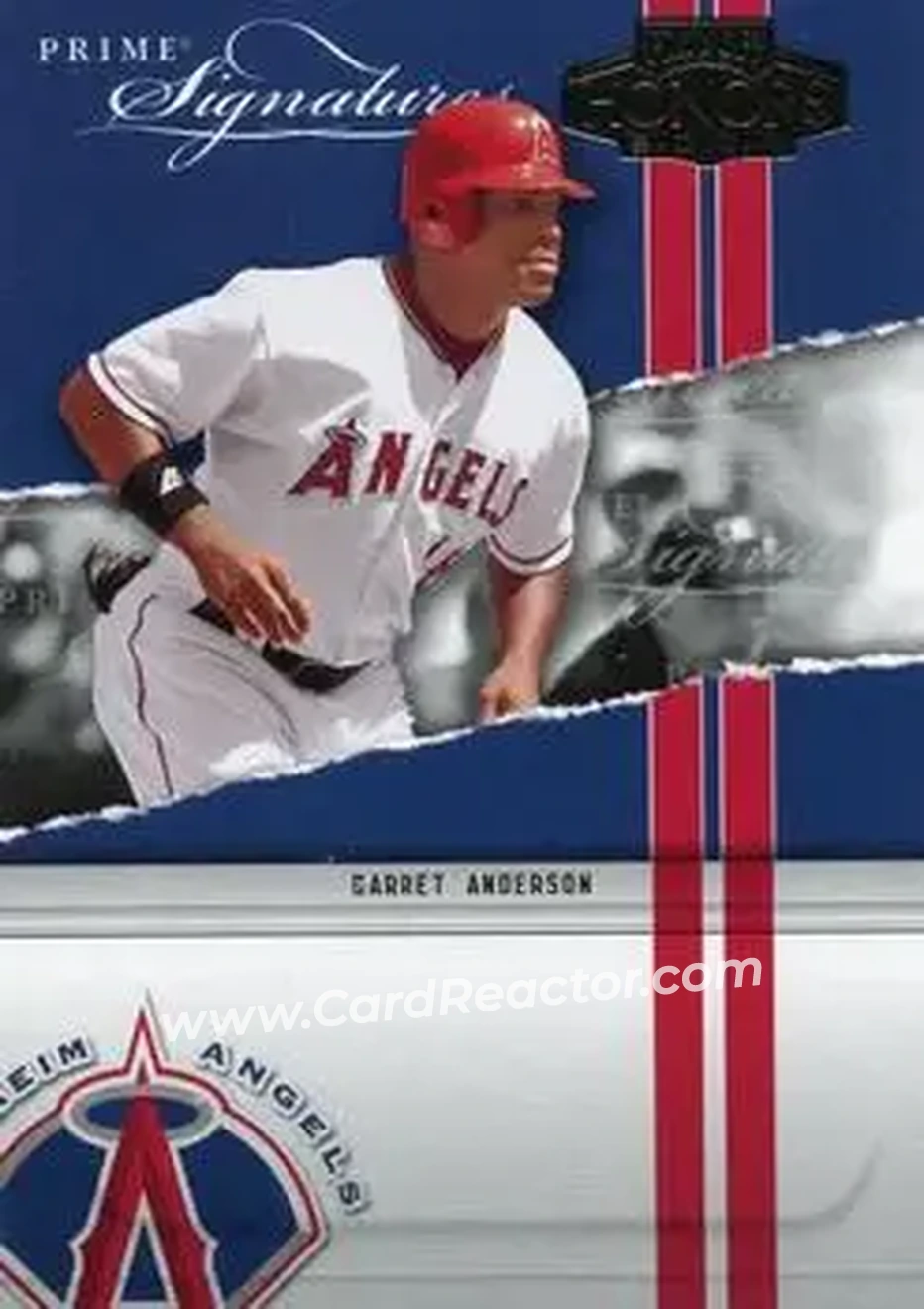 2004 Playoff Honors - Prime Signatures #PS-1 - Garret Anderson - Anaheim Angels - Front