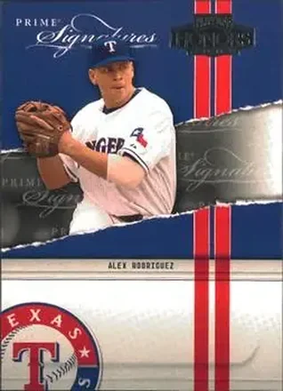 2004 Playoff Honors - Prime Signatures #PS-4 - Alex Rodriguez - Texas Rangers