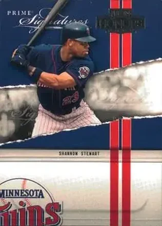 2004 Playoff Honors - Prime Signatures #PS-7 - Shannon Stewart - Minnesota Twins