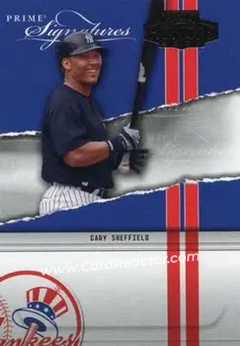 2004 Playoff Honors - Prime Signatures #PS-9 - Gary Sheffield - New York Yankees - Front 2004 Playoff Honors - Prime Signatures #PS-9 - Gary Sheffield - New York Yankees - Front