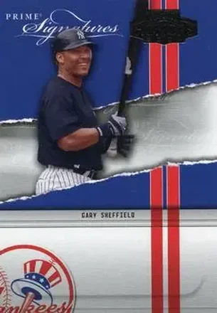 2004 Playoff Honors - Prime Signatures #PS-9 - Gary Sheffield - New York Yankees