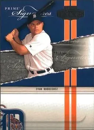 2004 Playoff Honors - Prime Signatures #PS-10 - Ivan Rodriguez - Detroit Tigers