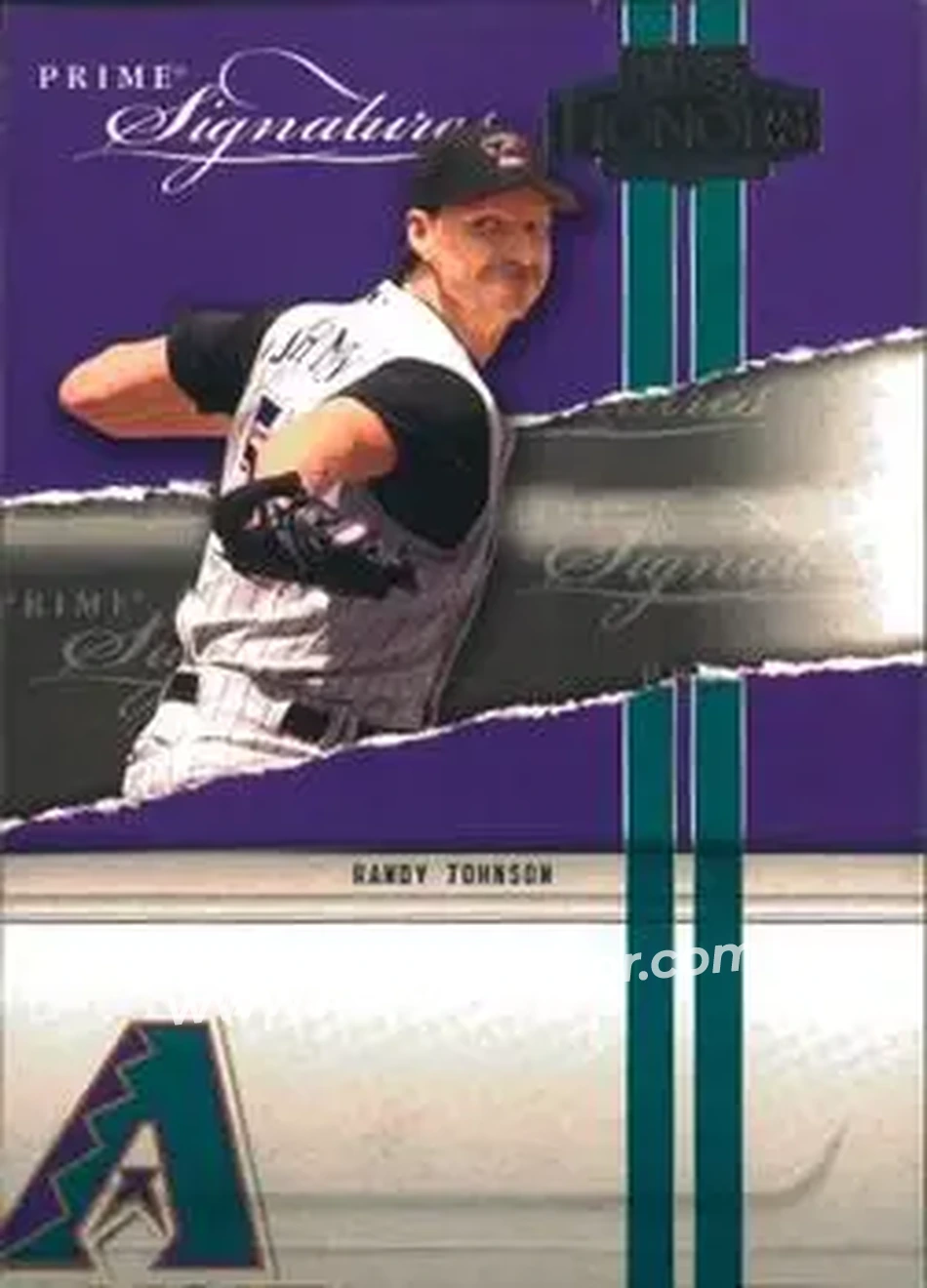 2004 Playoff Honors - Prime Signatures #PS-11 - Randy Johnson - Arizona Diamondbacks - Front