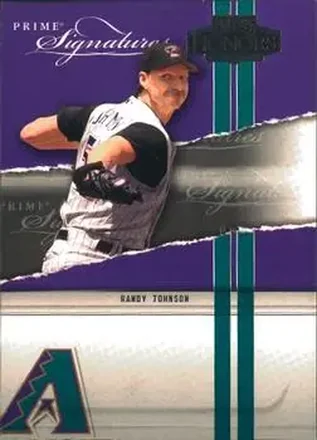 2004 Playoff Honors - Prime Signatures #PS-11 - Randy Johnson - Arizona Diamondbacks