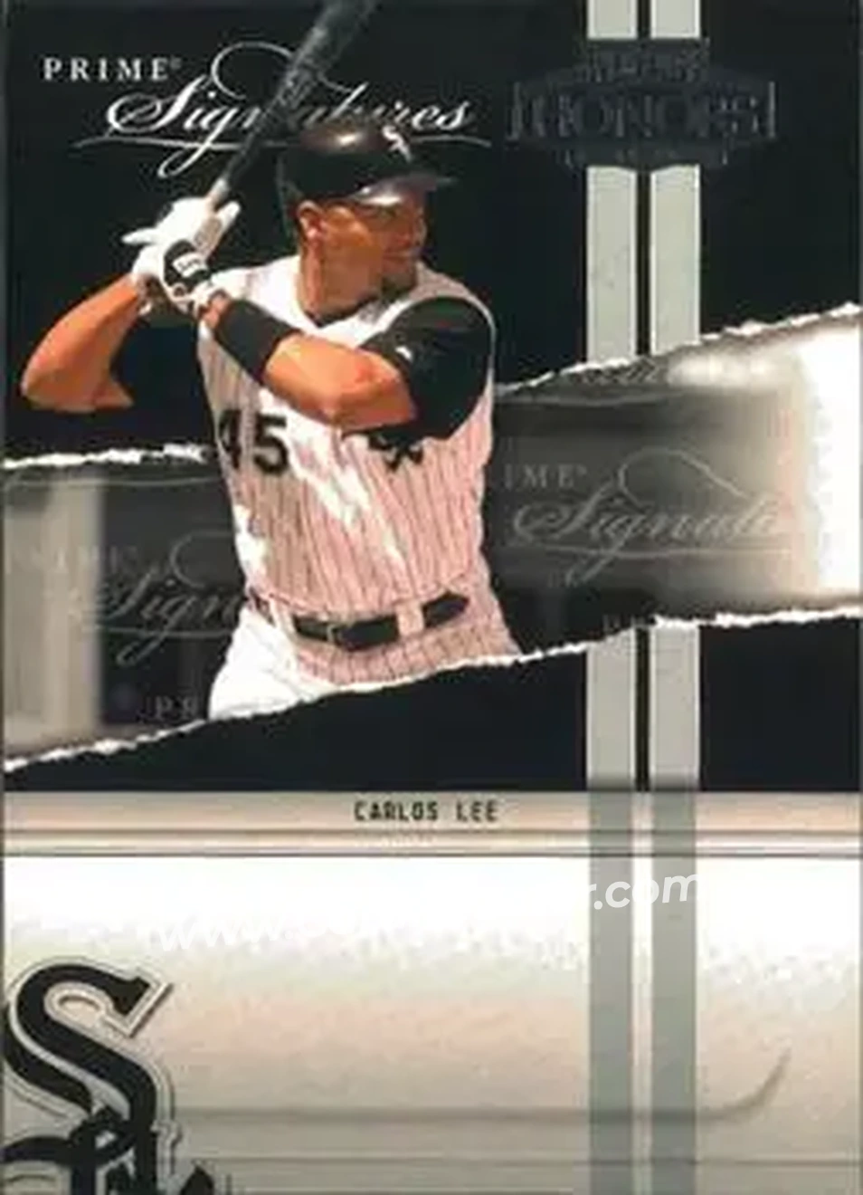 2004 Playoff Honors - Prime Signatures #PS-14 - Carlos Lee - Chicago White Sox - Front 2004 Playoff Honors - Prime Signatures #PS-14 - Carlos Lee - Chicago White Sox - Front