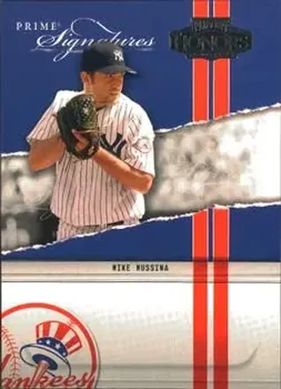 2004 Playoff Honors - Prime Signatures #PS-16 - Mike Mussina - New York Yankees