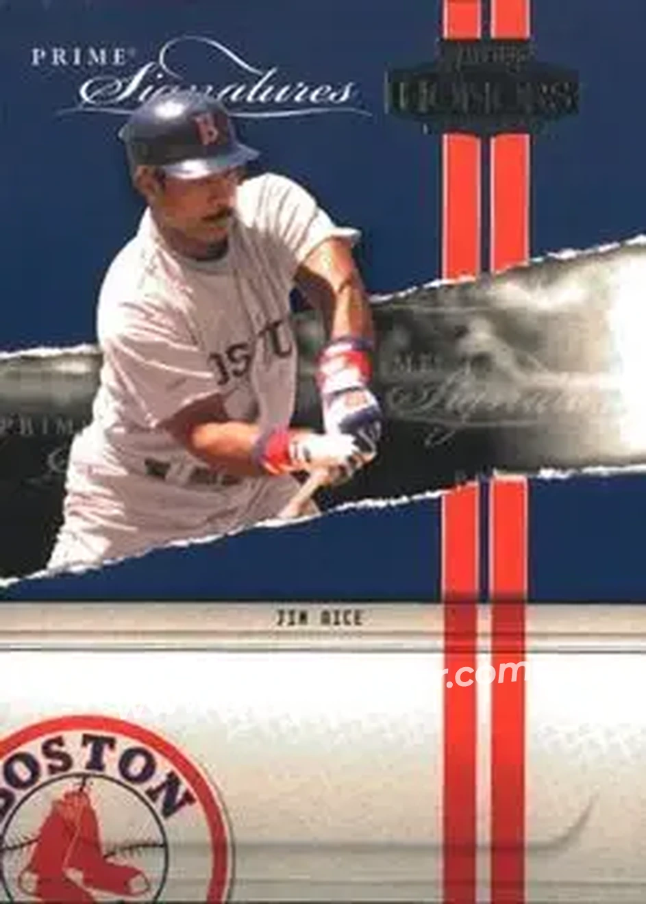 2004 Playoff Honors - Prime Signatures #PS-26 - Jim Rice - Boston Red Sox - Front