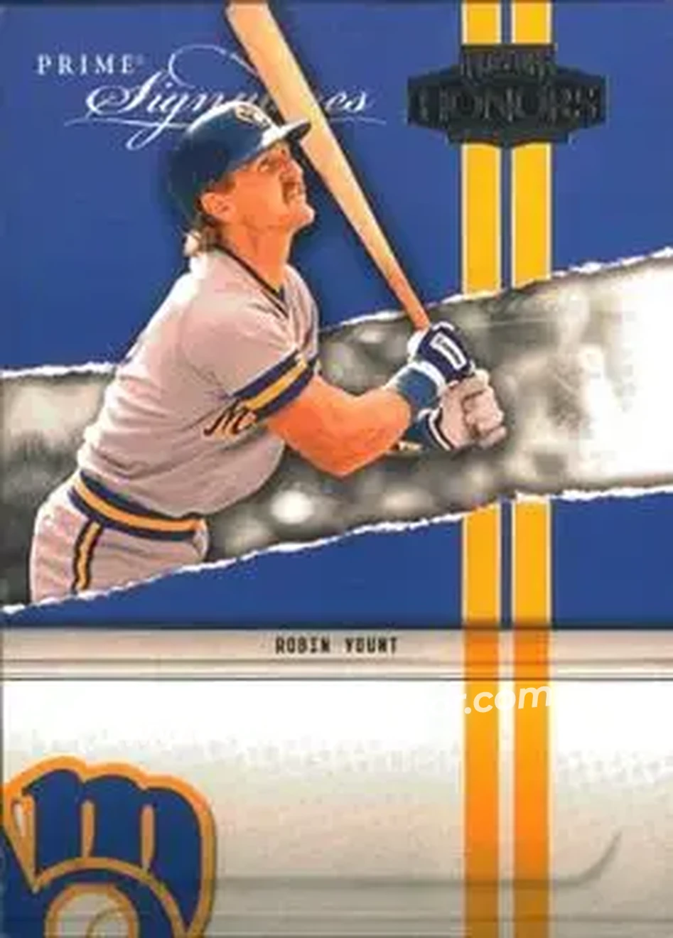 2004 Playoff Honors - Prime Signatures #PS-29 - Robin Yount - Milwaukee Brewers - Front