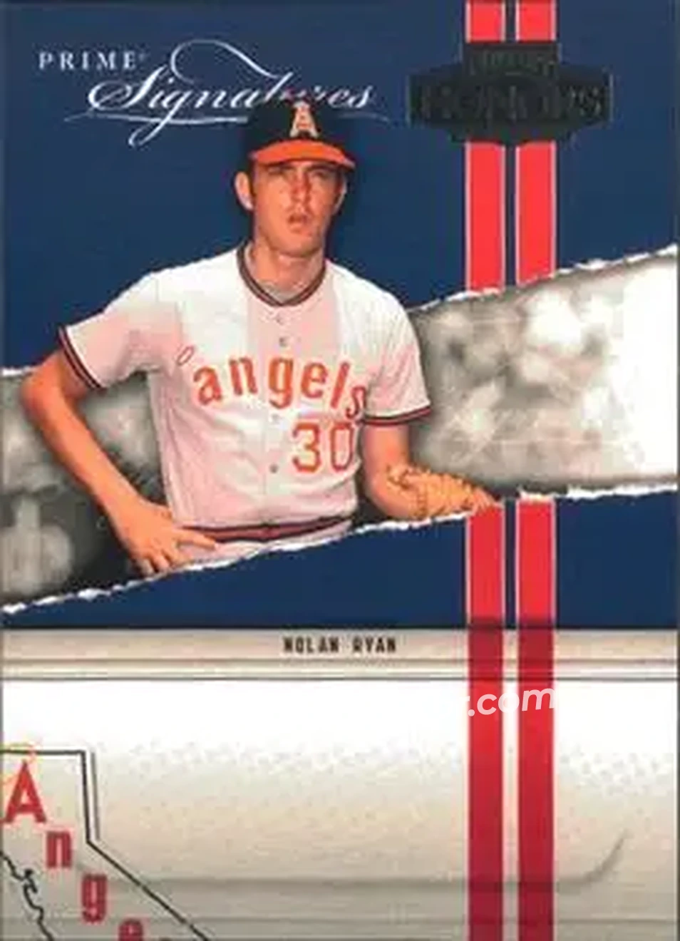 2004 Playoff Honors - Prime Signatures #PS-30 - Nolan Ryan - California Angels - Front