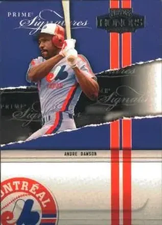 2004 Playoff Honors - Prime Signatures #PS-33 - Andre Dawson - Montreal Expos