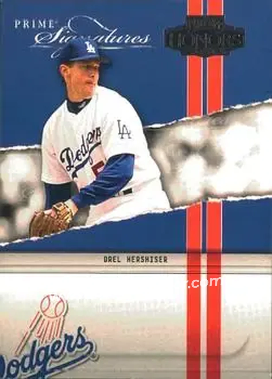 2004 Playoff Honors - Prime Signatures #PS-38 - Orel Hershiser - Los Angeles Dodgers - Front