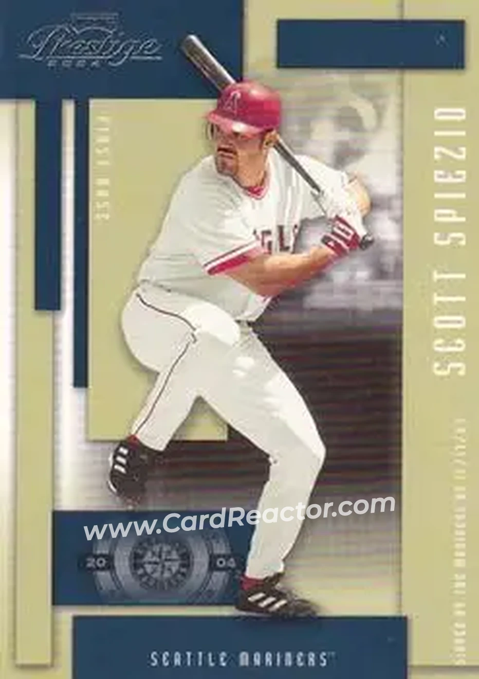 2004 Playoff Prestige #4 - Scott Spiezio - Seattle Mariners - Front 2004 Playoff Prestige #4 - Scott Spiezio - Seattle Mariners - Front