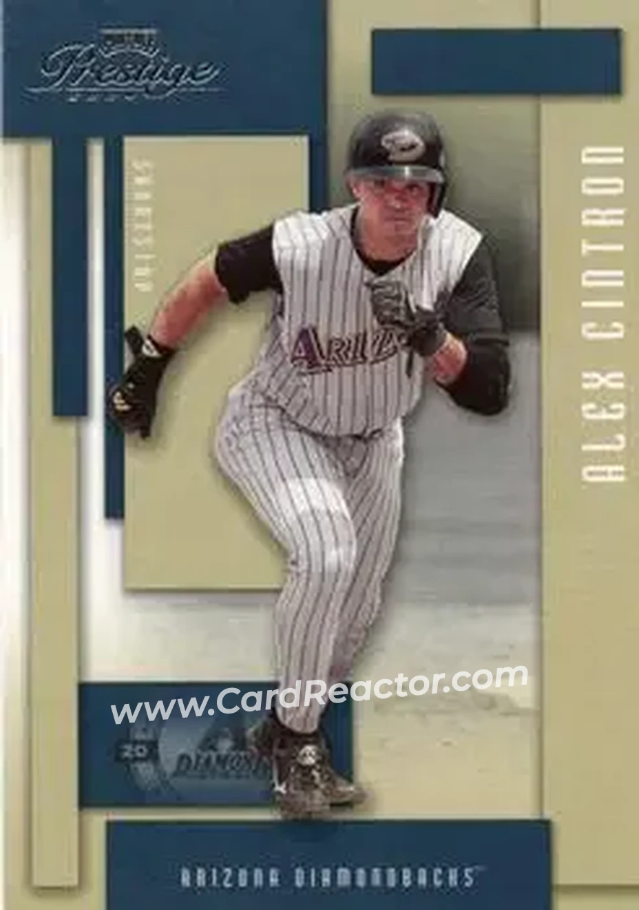 2004 Playoff Prestige #7 - Alex Cintron - Arizona Diamondbacks - Front