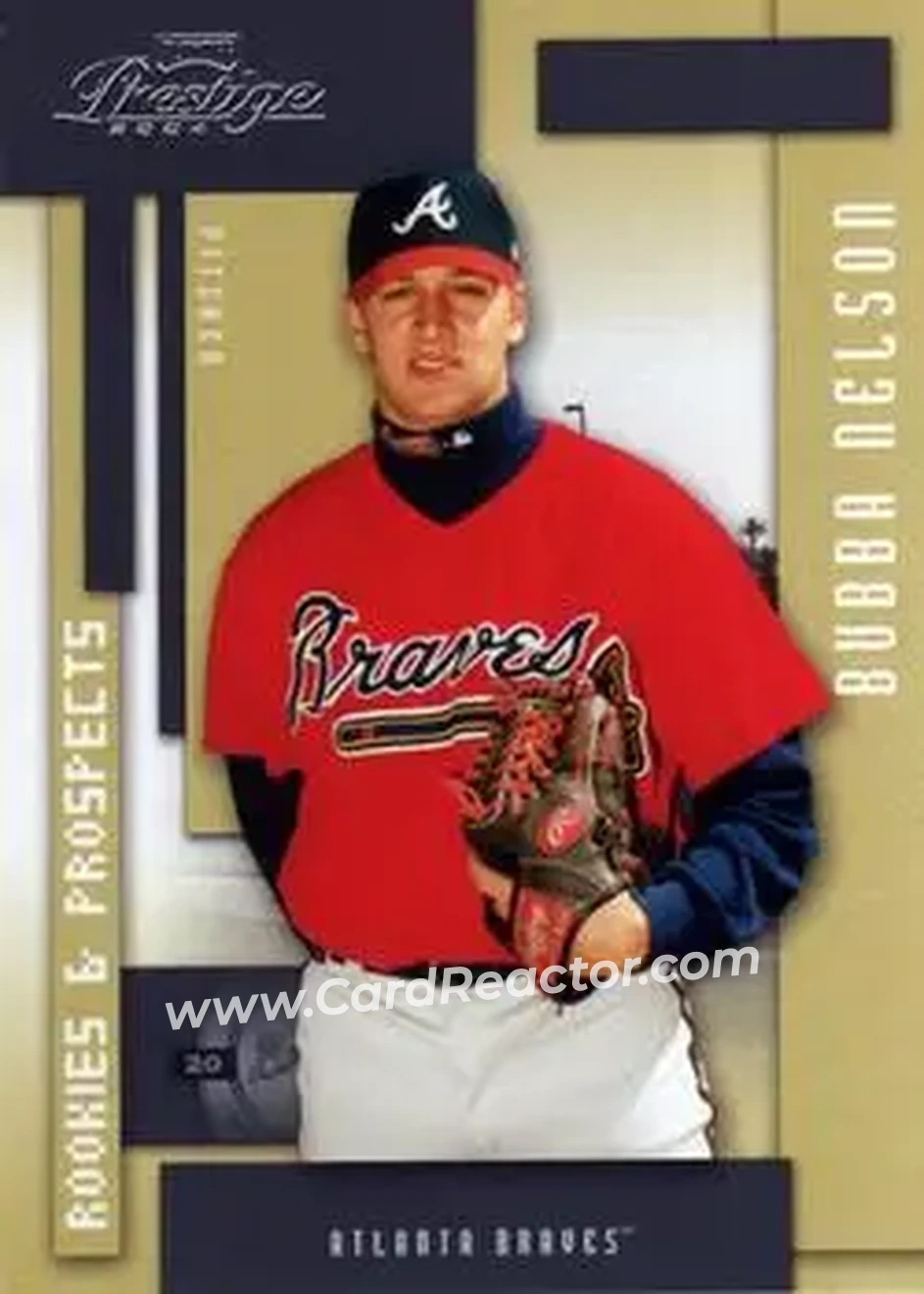 2004 Playoff Prestige #15 - Bubba Nelson - Atlanta Braves - Front