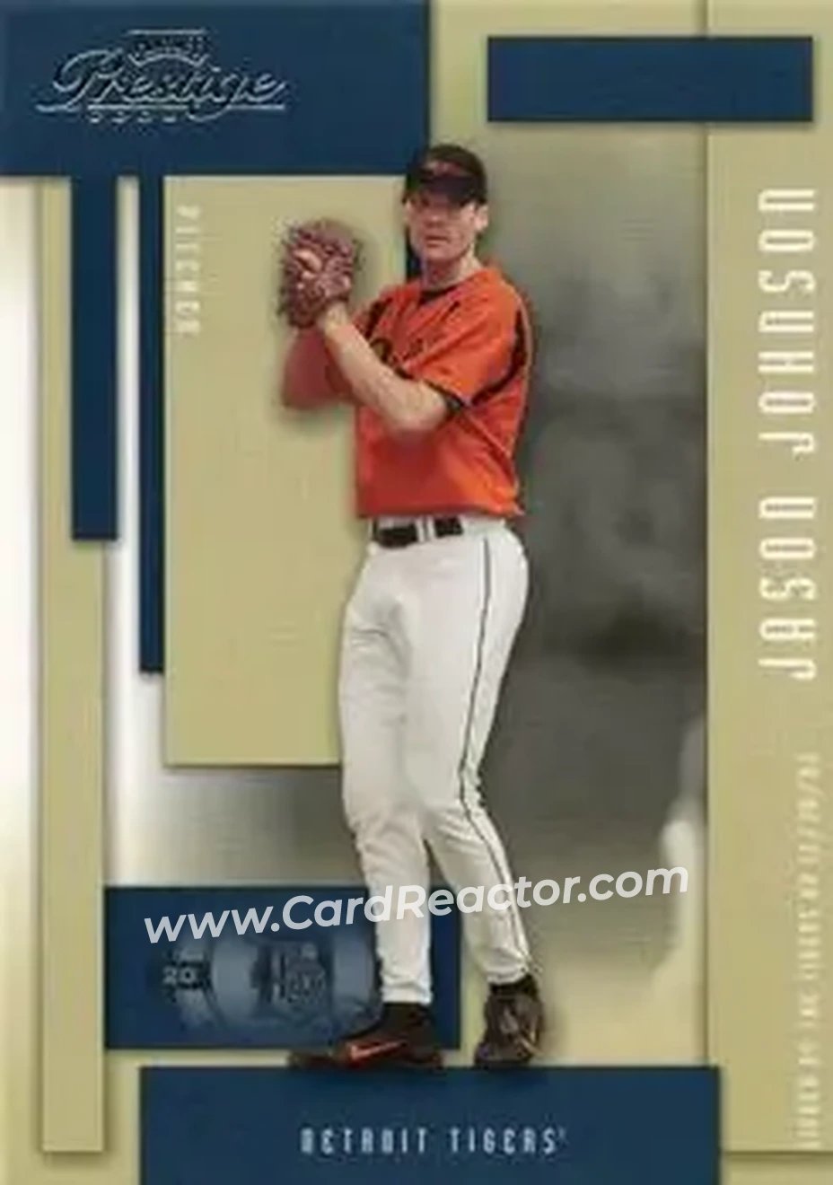 2004 Playoff Prestige #24 - Jason Johnson - Detroit Tigers - Front