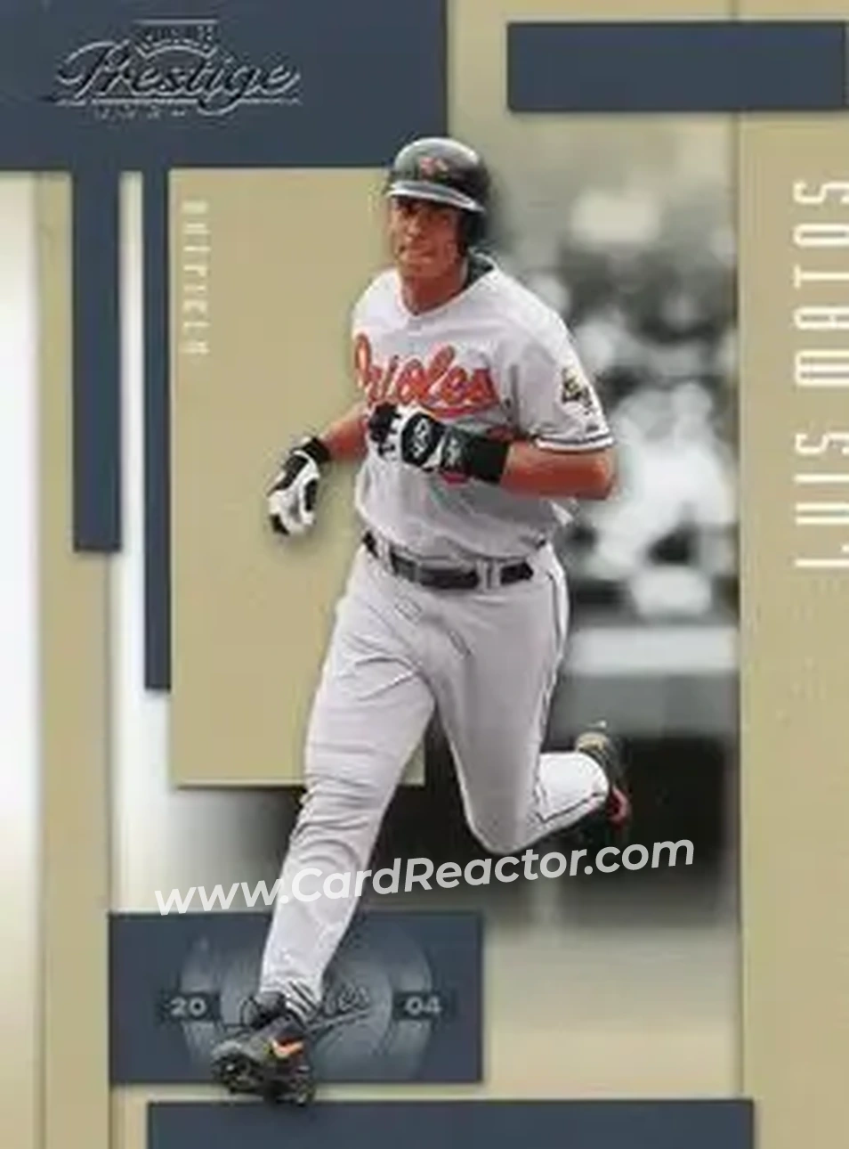 2004 Playoff Prestige #26 - Luis Matos - Baltimore Orioles - Front