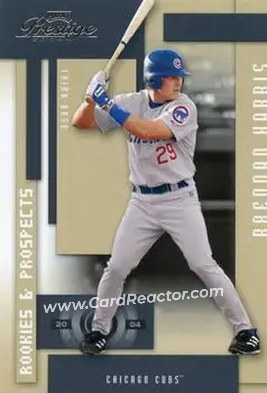 2004 Playoff Prestige #38 - Brendan Harris - Chicago Cubs - Front 2004 Playoff Prestige #38 - Brendan Harris - Chicago Cubs - Front
