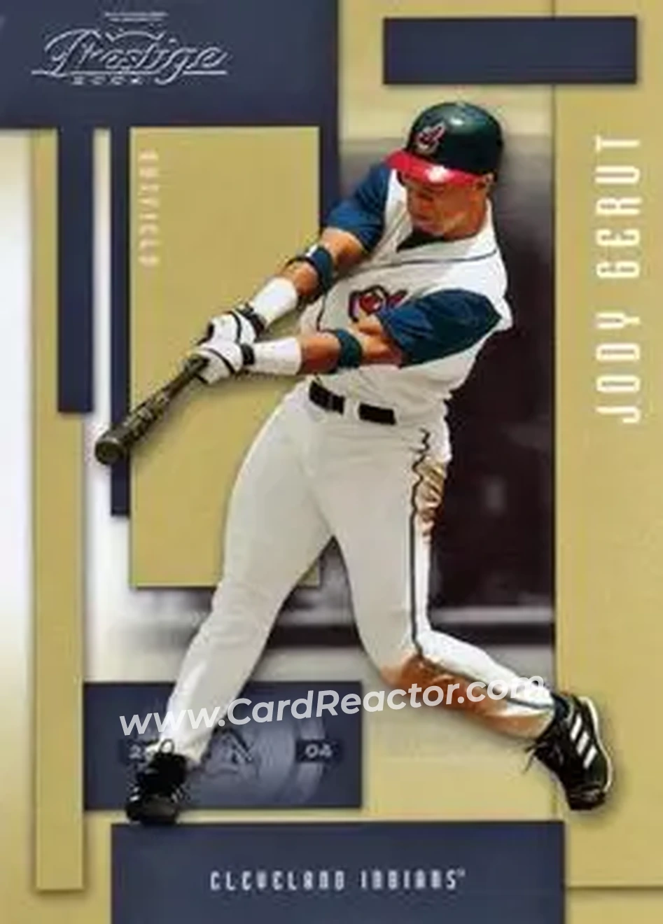2004 Playoff Prestige #60 - Jody Gerut - Cleveland Indians - Front 2004 Playoff Prestige #60 - Jody Gerut - Cleveland Indians - Front