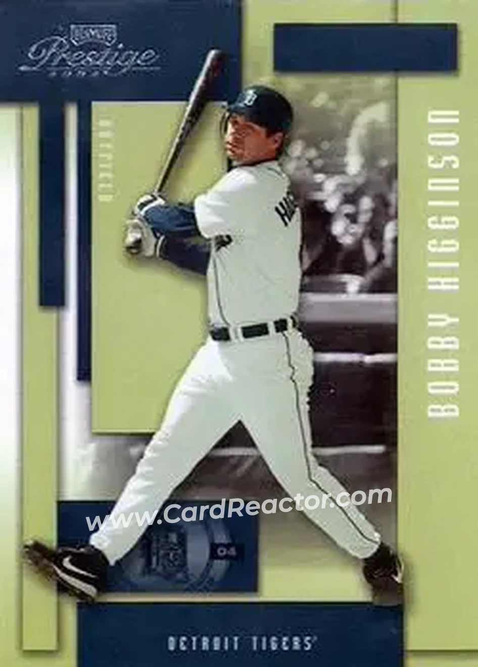 2004 Playoff Prestige #69 - Bobby Higginson - Detroit Tigers - Front