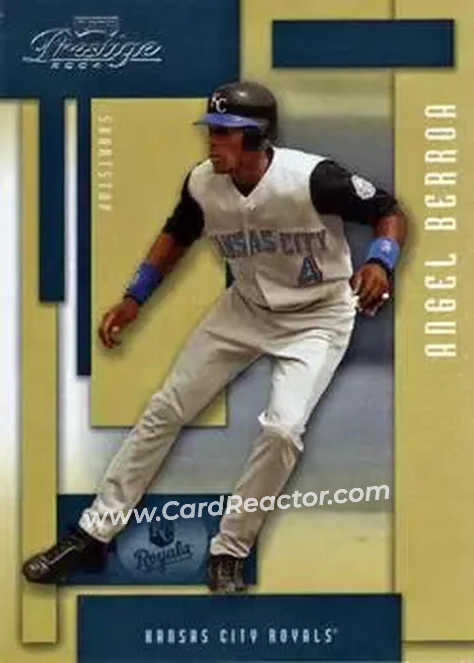 2004 Playoff Prestige #89 - Angel Berroa - Kansas City Royals - Front 2004 Playoff Prestige #89 - Angel Berroa - Kansas City Royals - Front