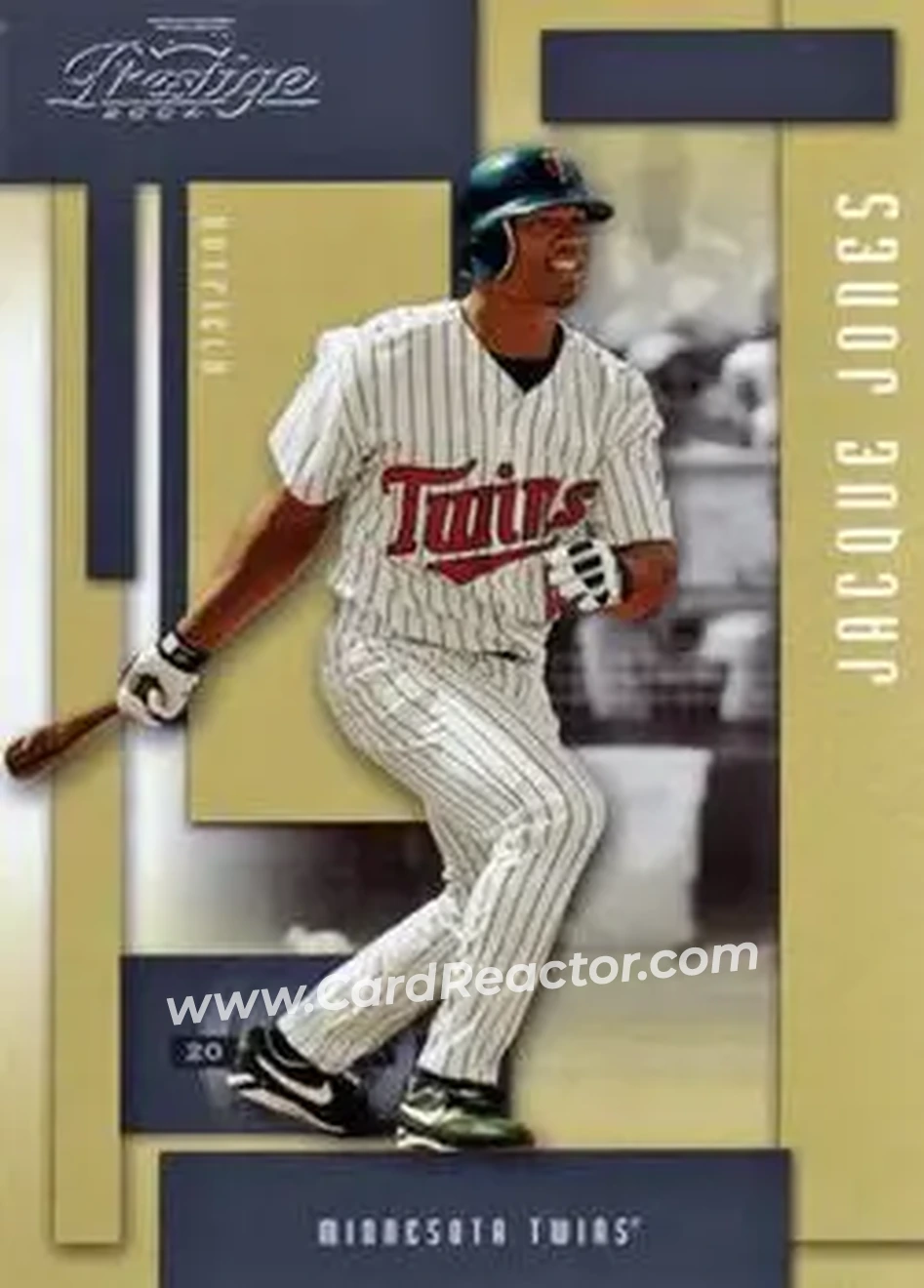 2004 Playoff Prestige #106 - Jacque Jones - Minnesota Twins - Front