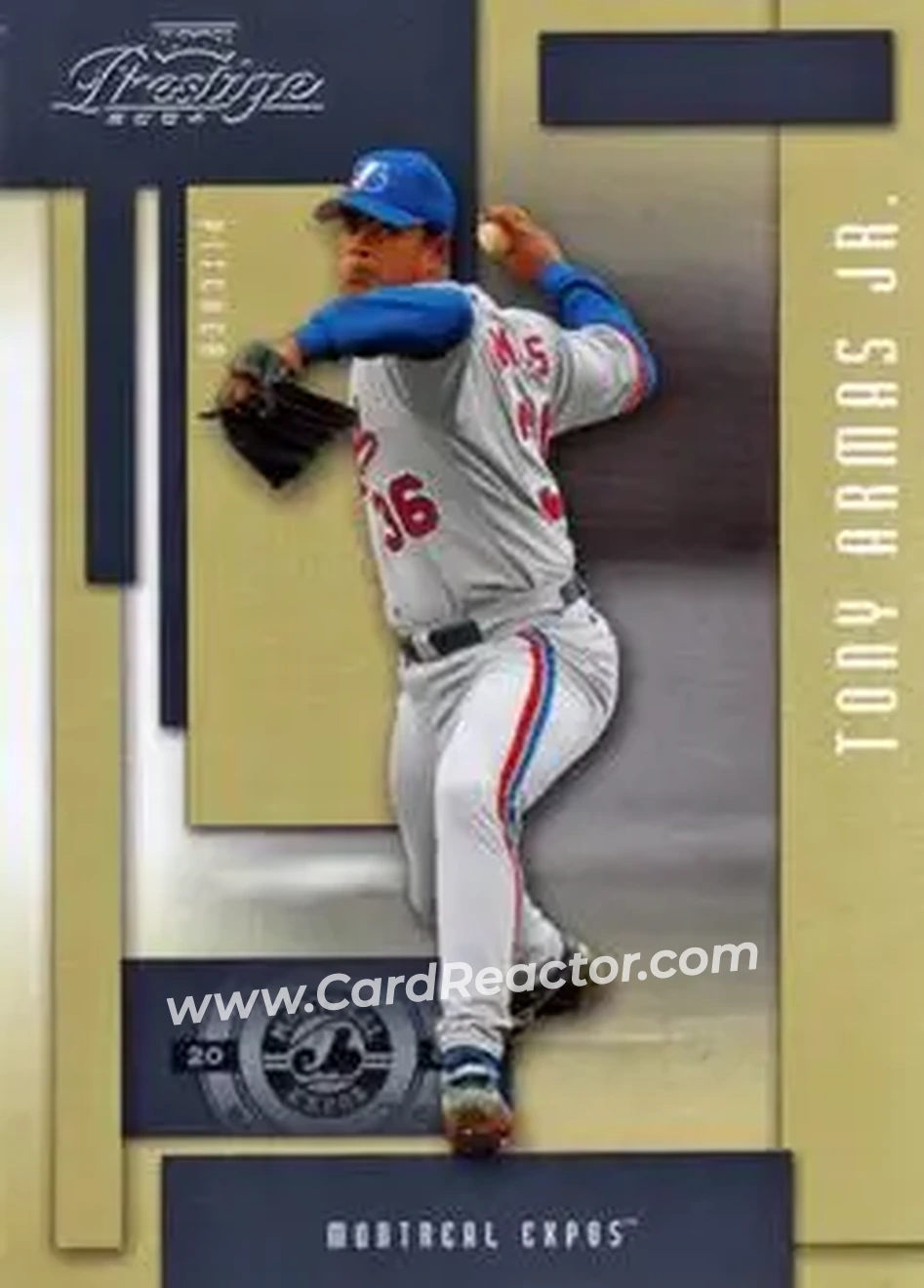 2004 Playoff Prestige #115 - Tony Armas, Jr. - Montreal Expos - Front