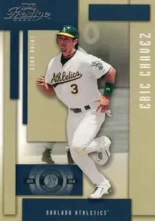 2004 Playoff Prestige #134 - Eric Chavez - Oakland Athletics