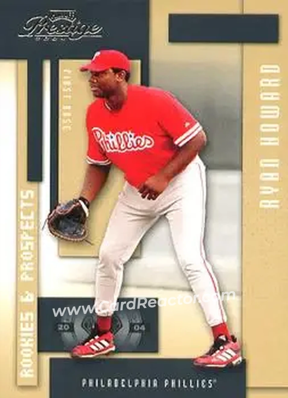 2004 Playoff Prestige #146 - Ryan Howard - Philadelphia Phillies - Front