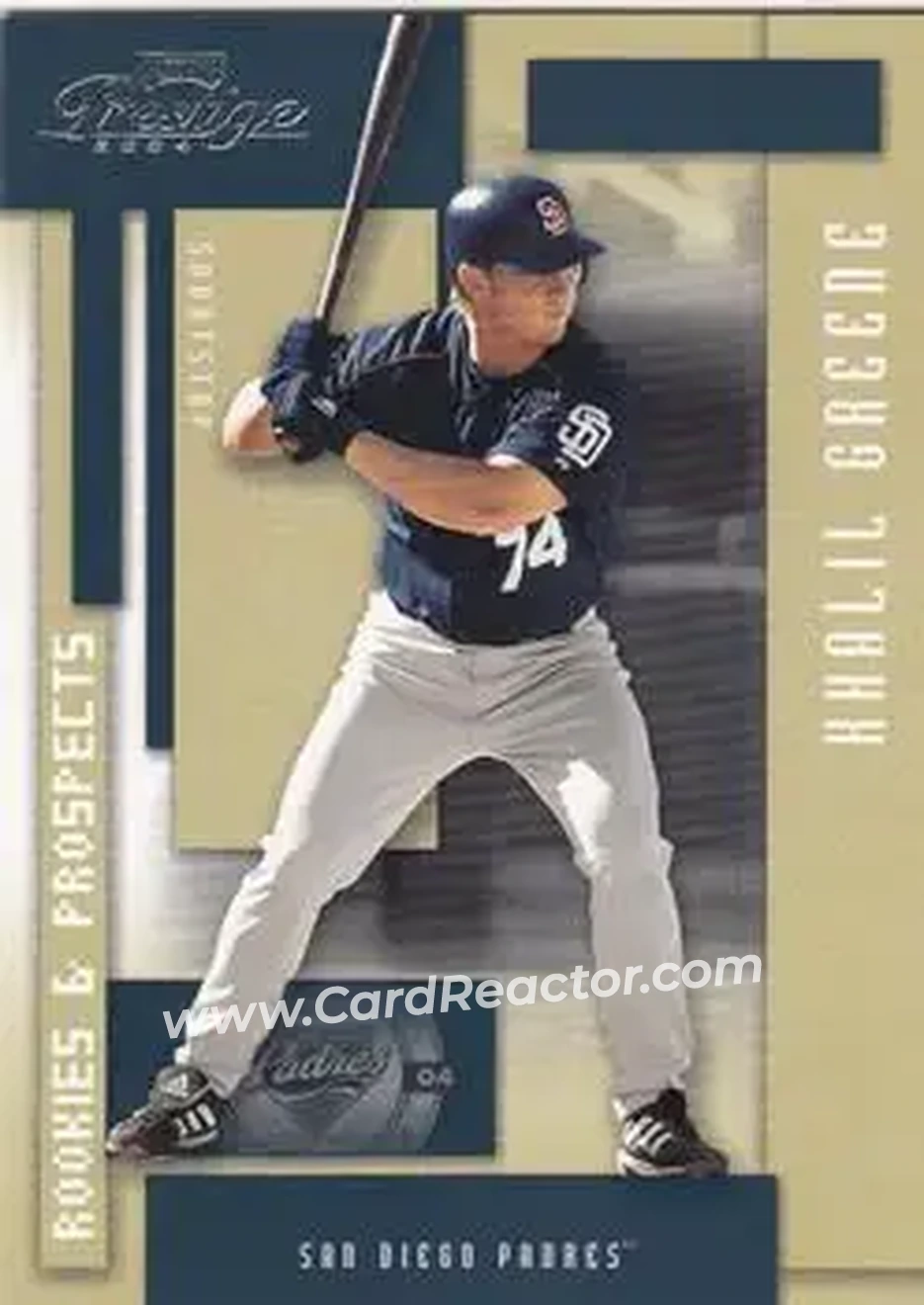 2004 Playoff Prestige #162 - Khalil Greene - San Diego Padres - Front