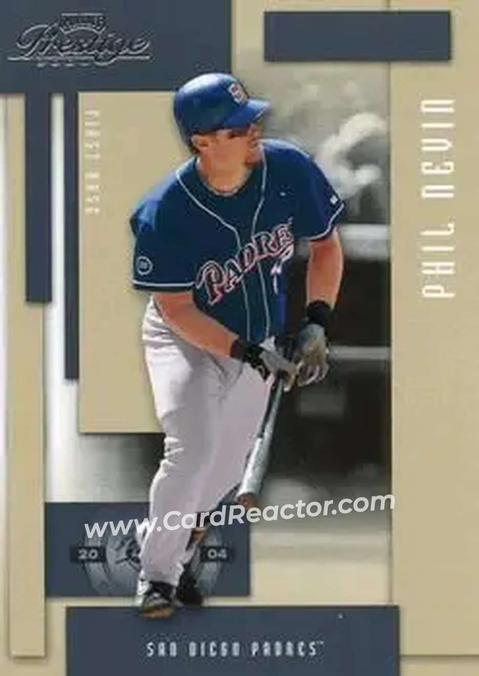 2004 Playoff Prestige #163 - Phil Nevin - San Diego Padres - Front