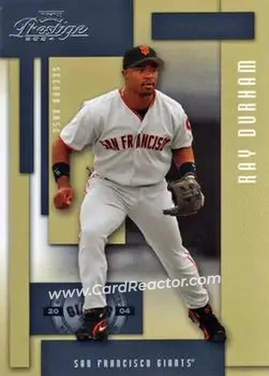 2004 Playoff Prestige #165 - Ray Durham - San Francisco Giants - Front