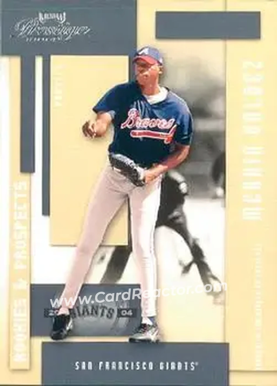 2004 Playoff Prestige #171 - Merkin Valdez - San Francisco Giants - Front 2004 Playoff Prestige #171 - Merkin Valdez - San Francisco Giants - Front