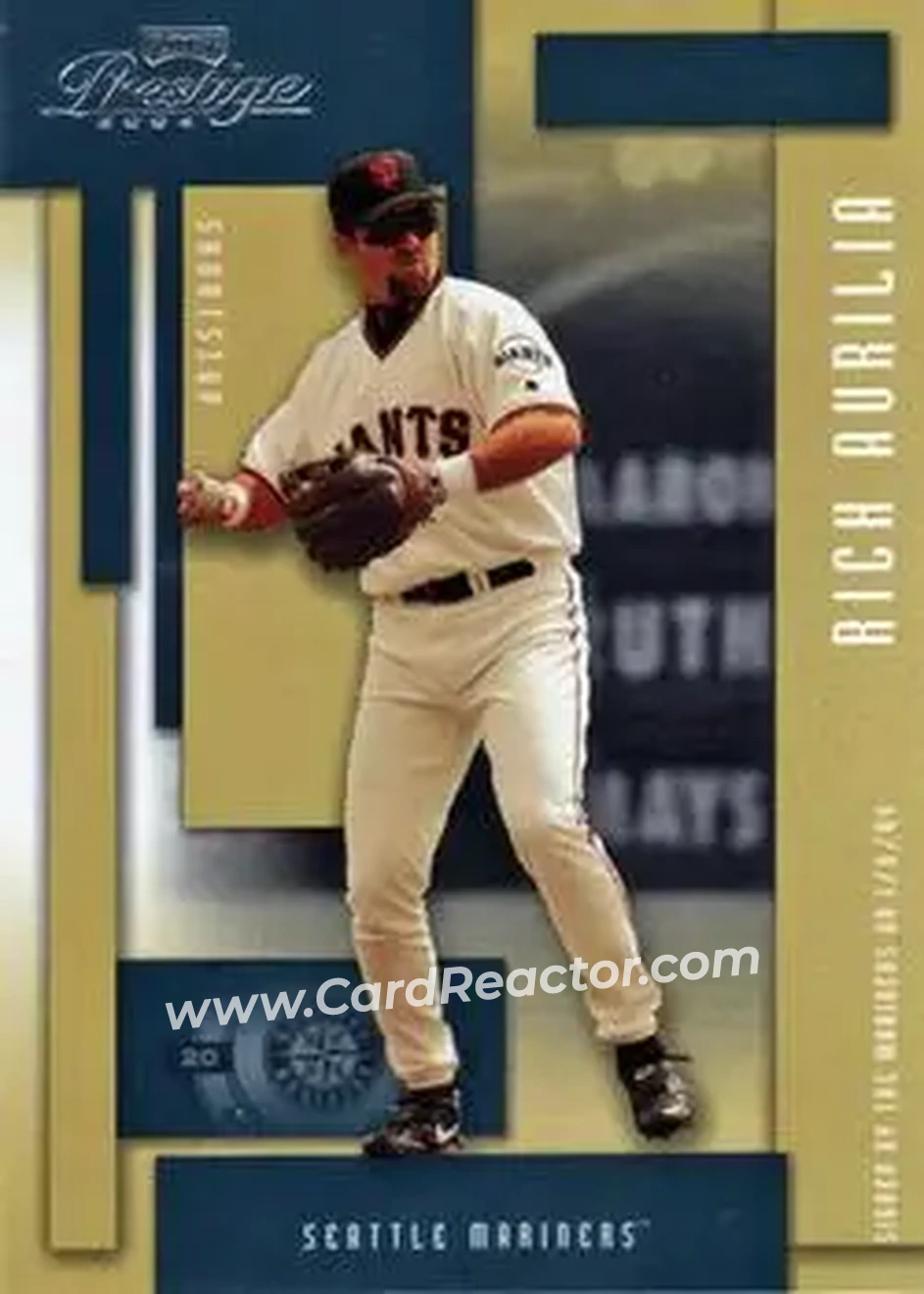 2004 Playoff Prestige #172 - Rich Aurilia - Seattle Mariners - Front