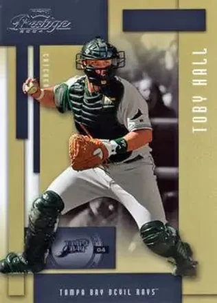2004 Playoff Prestige #184 - Toby Hall - Tampa Bay Devil Rays
