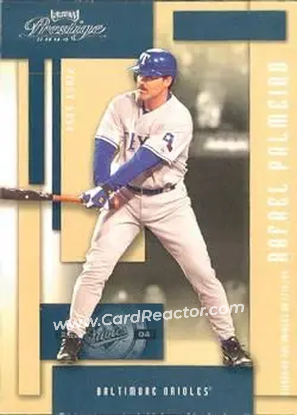 2004 Playoff Prestige #192 - Rafael Palmeiro - Baltimore Orioles - Front