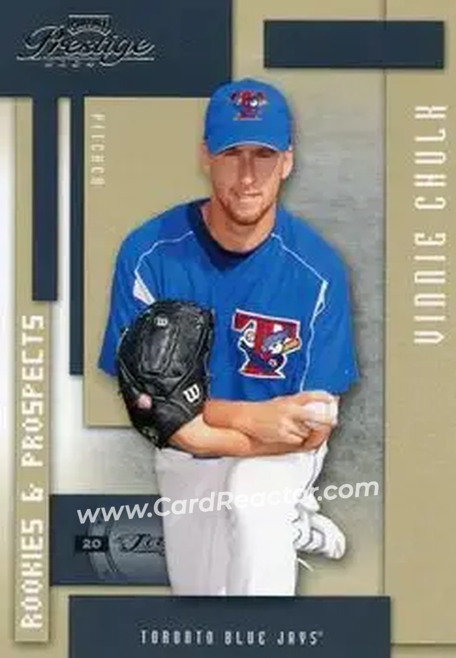 2004 Playoff Prestige #197 - Vinnie Chulk - Toronto Blue Jays - Front