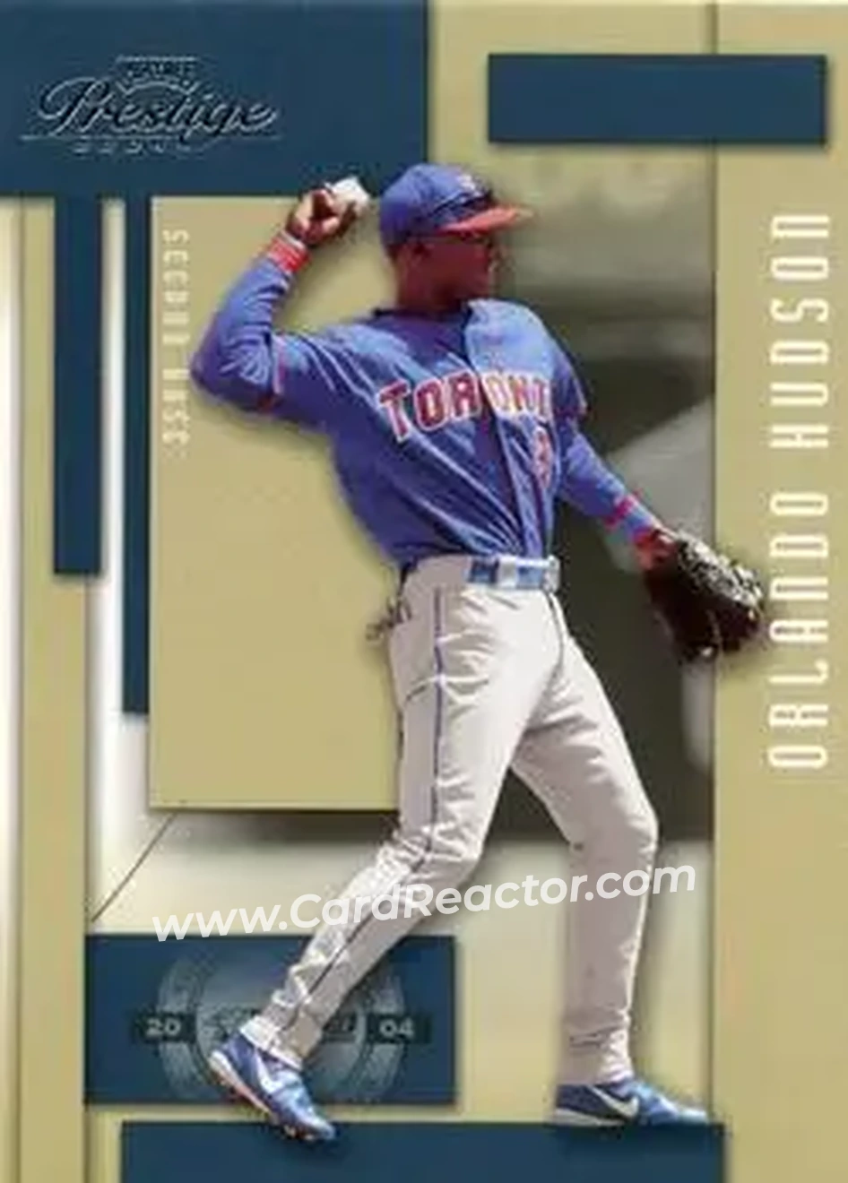 2004 Playoff Prestige #198 - Orlando Hudson - Toronto Blue Jays - Front