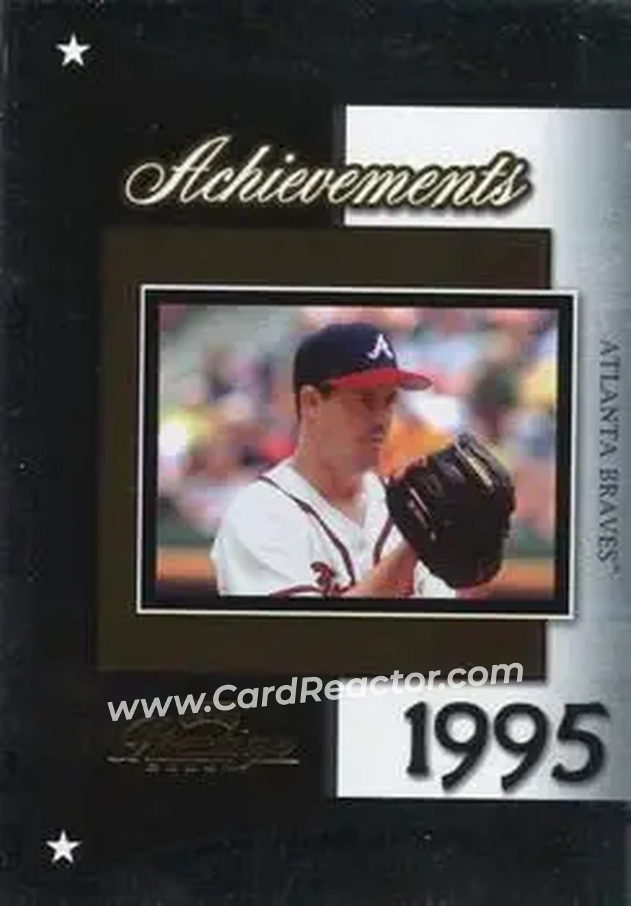 2004 Playoff Prestige - Achievements #A-4 - Greg Maddux - Atlanta Braves - Front 2004 Playoff Prestige - Achievements #A-4 - Greg Maddux - Atlanta Braves - Front