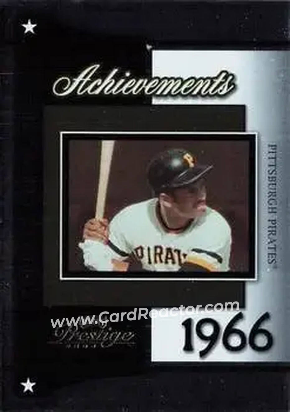 2004 Playoff Prestige - Achievements #A-6 - Bob Clemente - Pittsburgh Pirates - Front 2004 Playoff Prestige - Achievements #A-6 - Bob Clemente - Pittsburgh Pirates - Front
