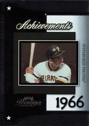 2004 Playoff Prestige - Achievements #A-6 - Bob Clemente - Pittsburgh Pirates